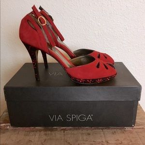 Via Spiga ‘Rugoe’ Suede Stilettos- 8M